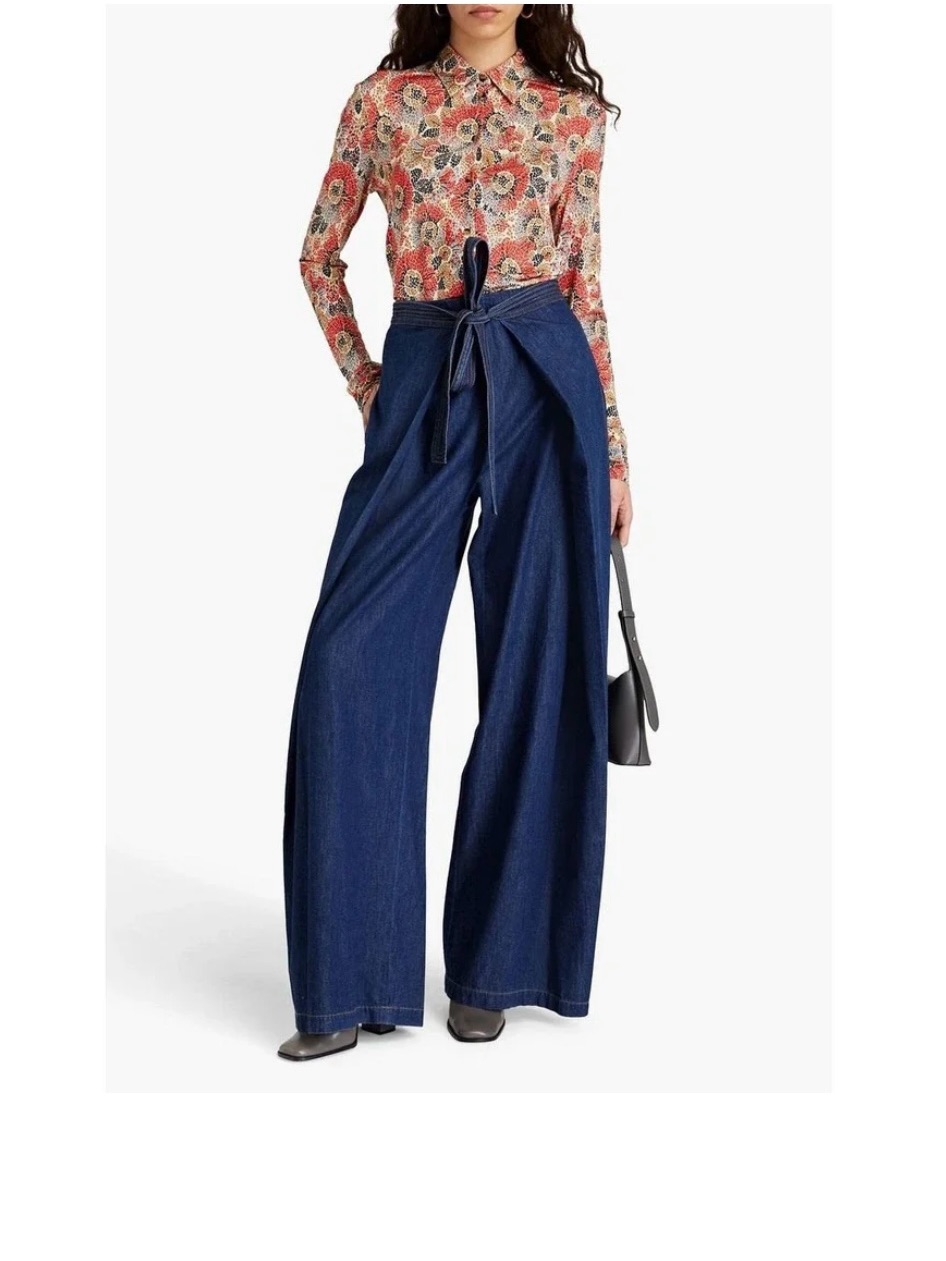 Rosetta Getty Mosaic Button-Up Shirt